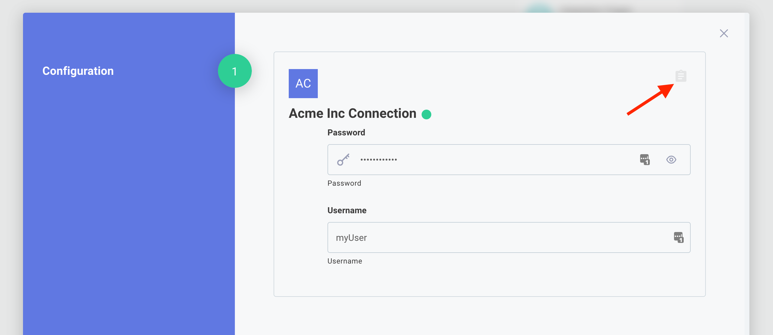 Connection logs in Prismatic app(maxWidth: 720px)